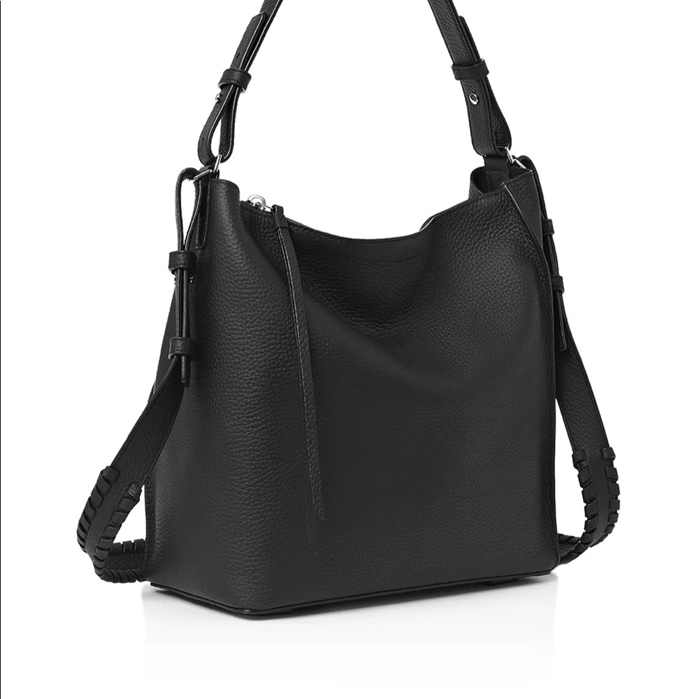 All Saints Kita Pebbled Leather Crossbody